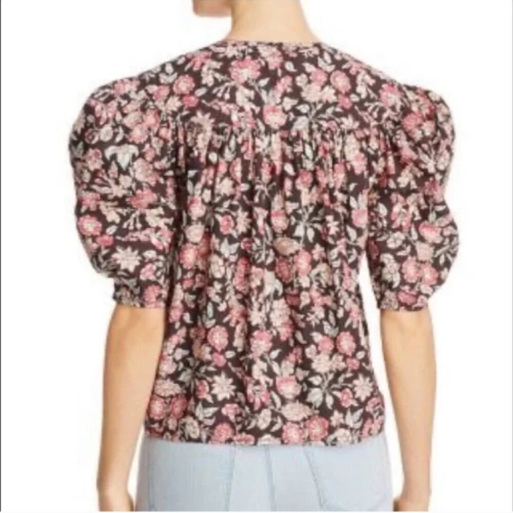 Rebecca Taylor La Vie Falaise Top in Floral Print - Picture 3 of 13